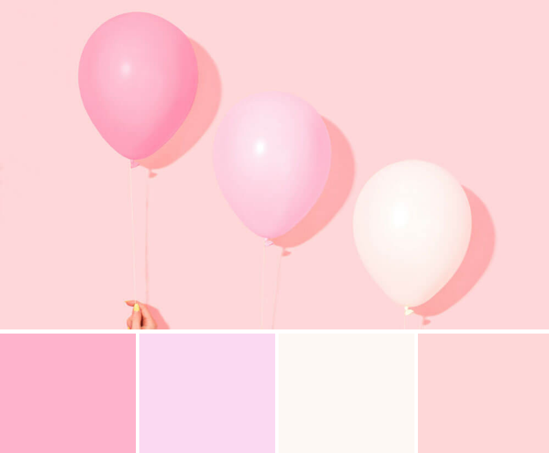 Pastel air balloons
