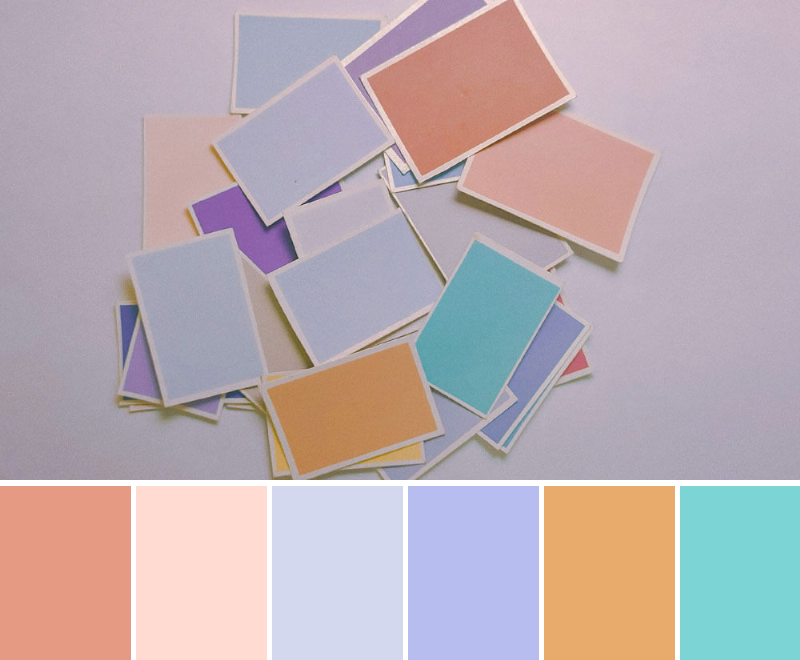 Pastel Color Sheets